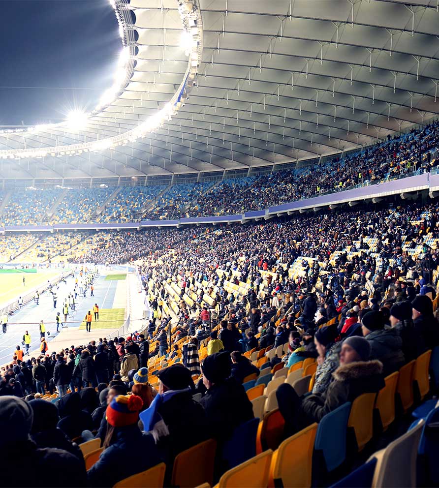 Crowd Inside a Stadium